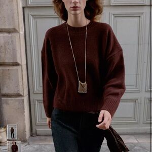 Zara Brown chocolate Women's Sweater NEW with it tags